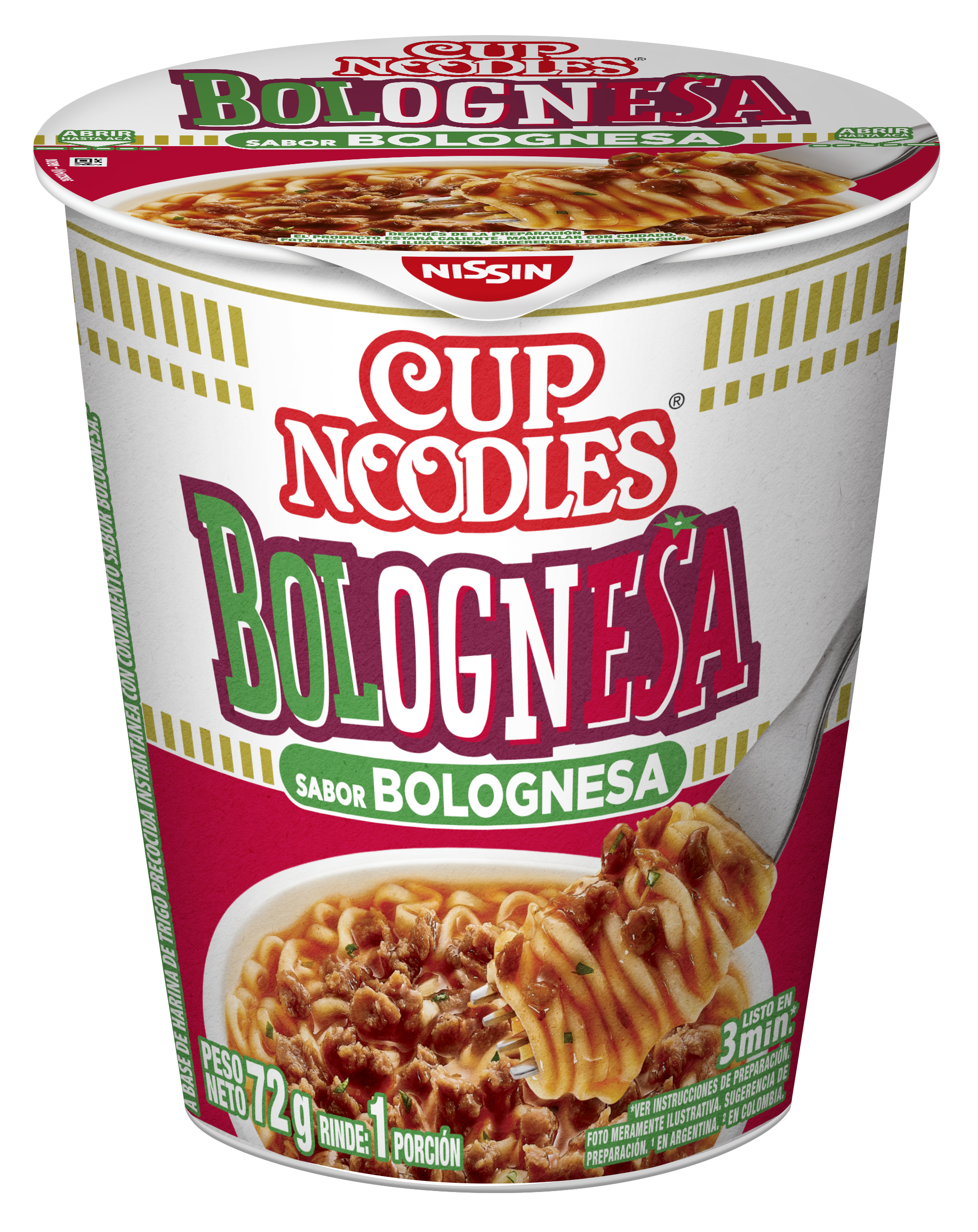 Cup Noodles Bolognesa